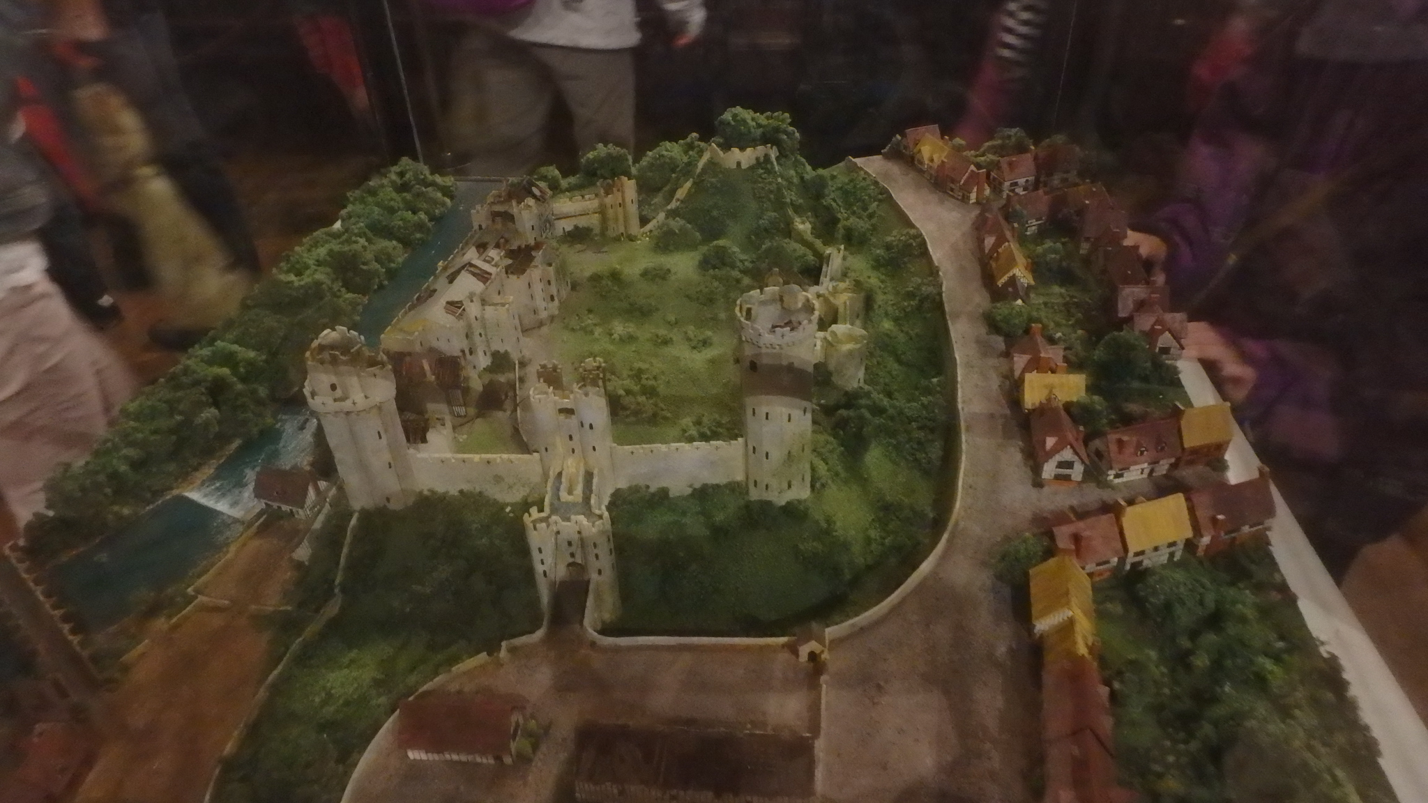 城の全体模型